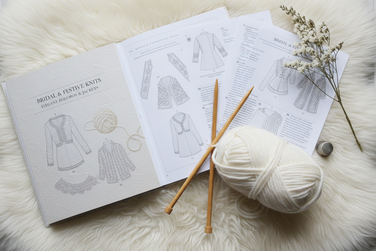 Strickmuster für die Hochzeit von Stola bis Bolero