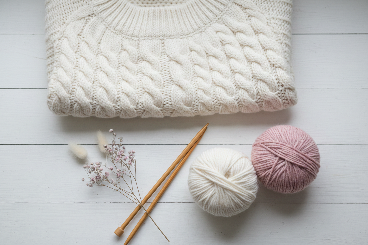 Strickanleitung für einen klassischen Pullover