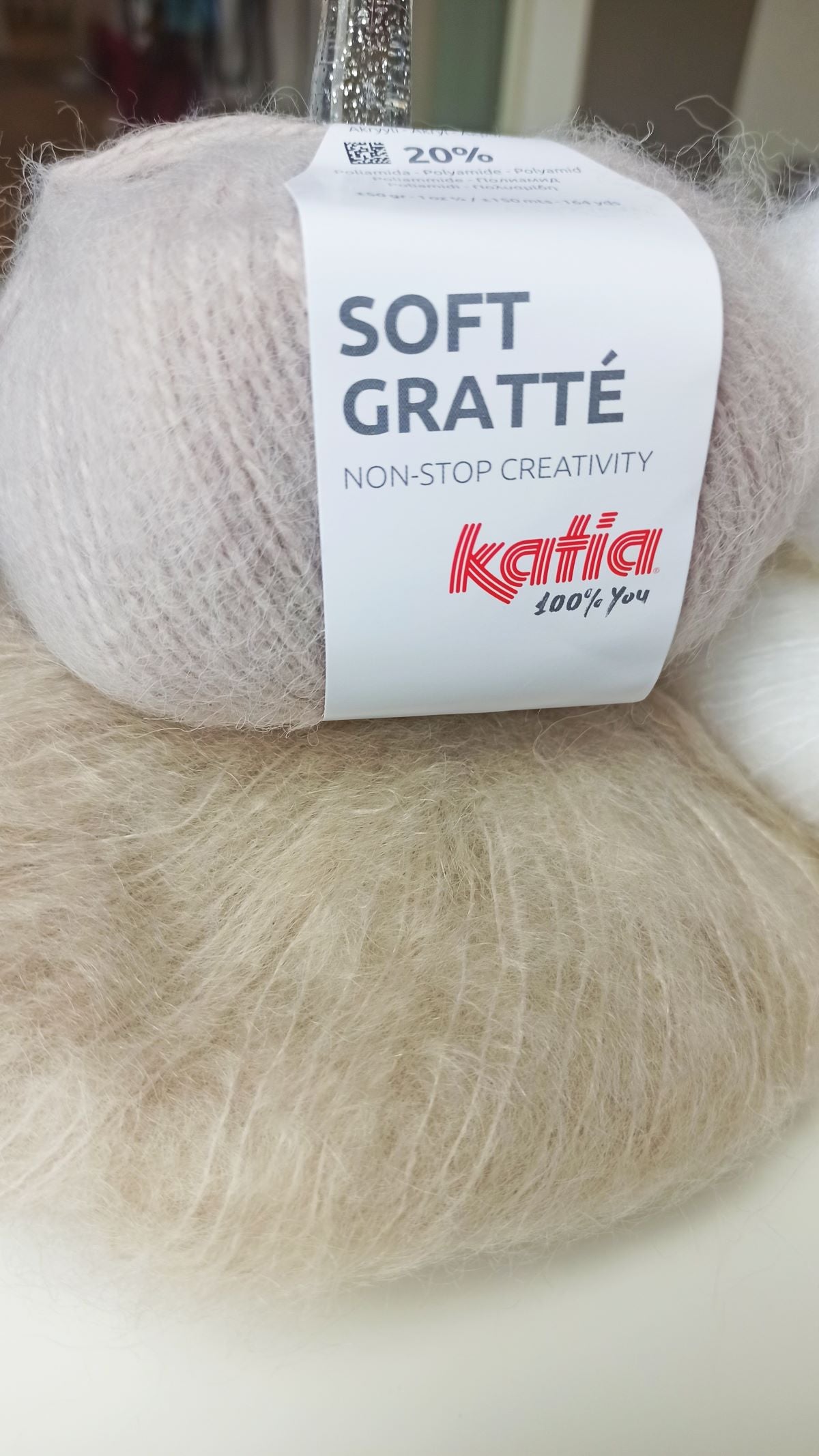 Brautbolero handgestrickt mit Soft Grattè und Ingenua Mohair beige