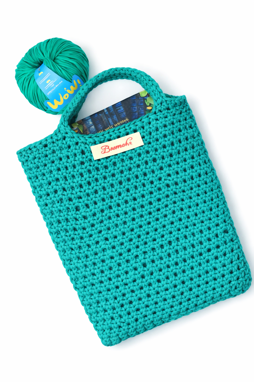 Häkeltasche häkeln aus Wow Wolle