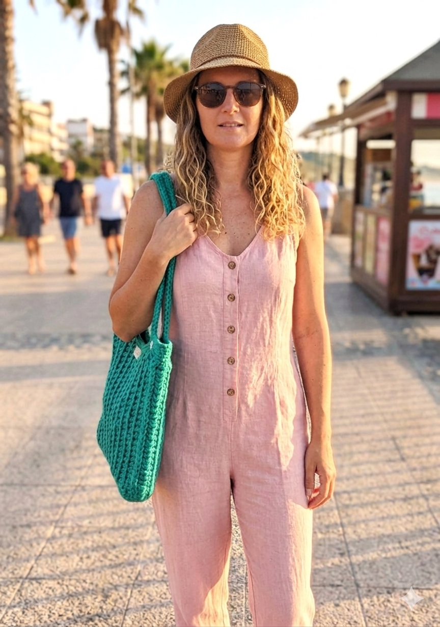 Einfache Strandtasche häkeln