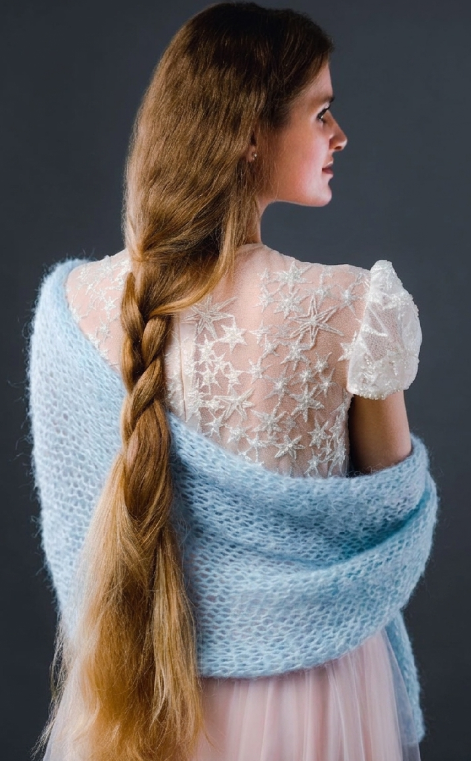 Strickanleitung für Hochzeiten Stola