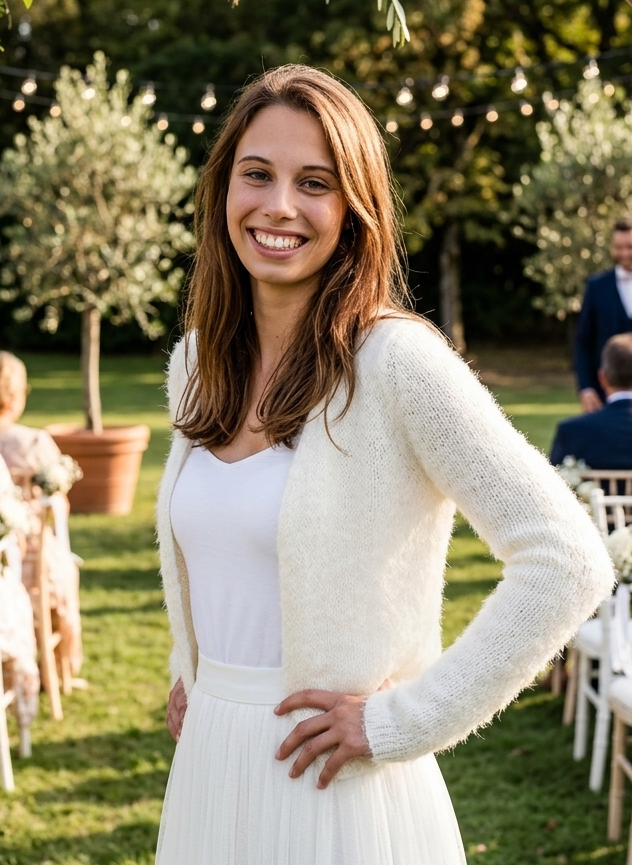 Kuscheljacke für die Braut stricken