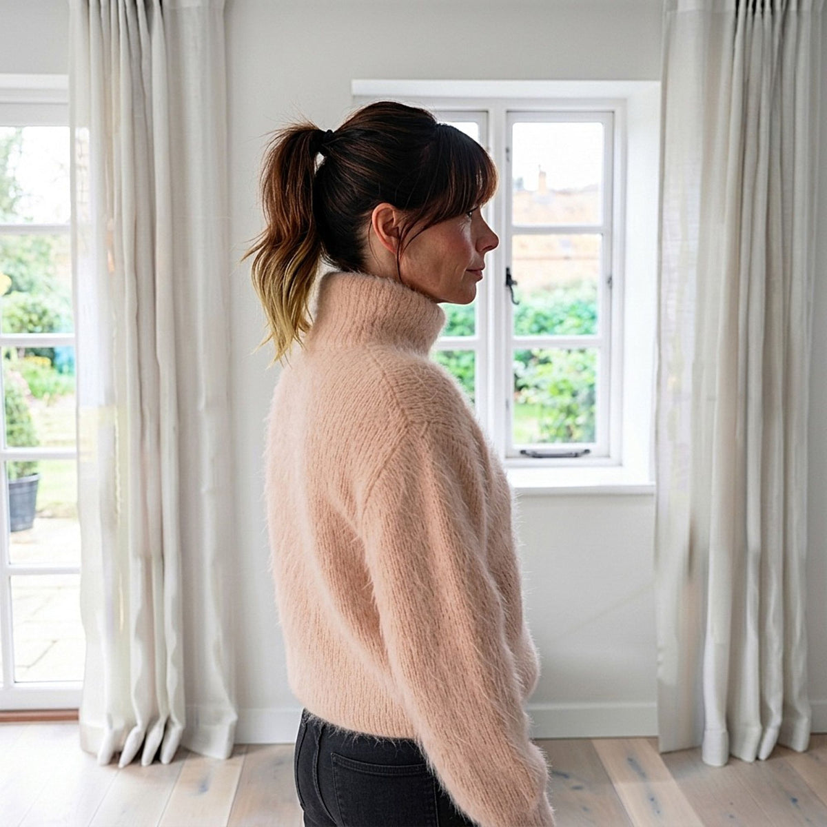 Kuschel Strickpullover einfach zu stricken Anleitung von Beemohr