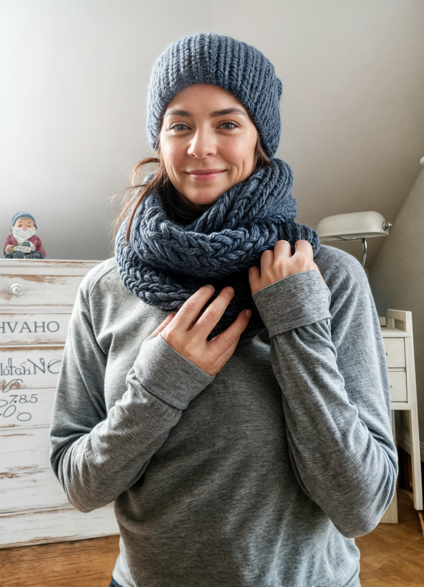 Love Wool Loop und Mütze von Beemohr