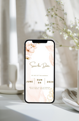 Digital Save the Date Card for wedding