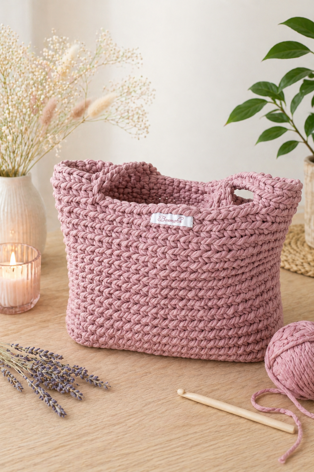 Gehäkelte Shopper Bag von Beemohr