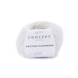 Cotton Cashmere Concept yarn Katia white 53