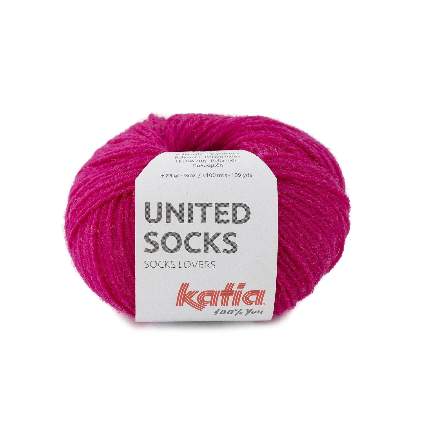 United Socks von Katia bei Beemohr fuchsia