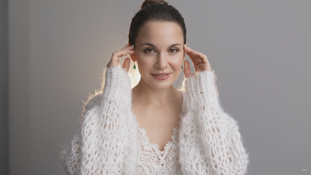 Braut Bolero von Beemohr handgestrickt im Video