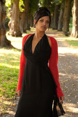 For You: Bolero Jacke aus Mohair Seide gestrickt für ihr Abendkleid - Beemohr