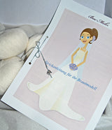Strick SET für eine Kurzarm Brautjacke: aus weichem Merino zum selber stricken - Beemohr