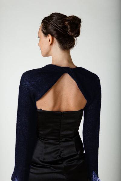 Gedrehter Schal für ihr Abendkleid für tief ausgeschnittene Kleider - Beemohr