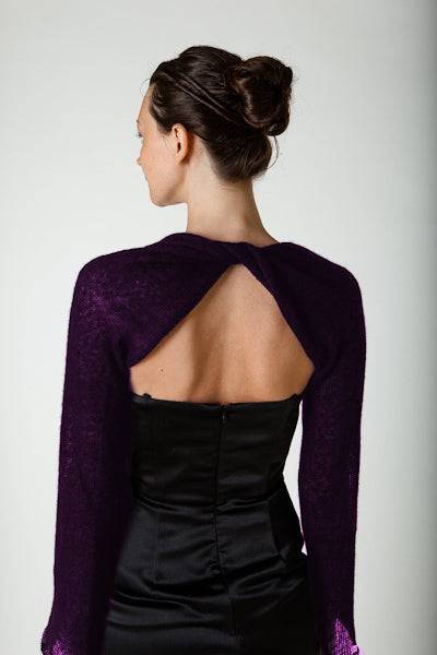 Gedrehter Schal für ihr Abendkleid für tief ausgeschnittene Kleider - Beemohr