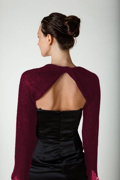 Gedrehter Schal für ihr Abendkleid für tief ausgeschnittene Kleider - Beemohr