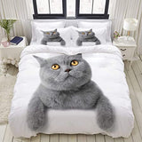 Bettbezug bedruckt mit Katzen