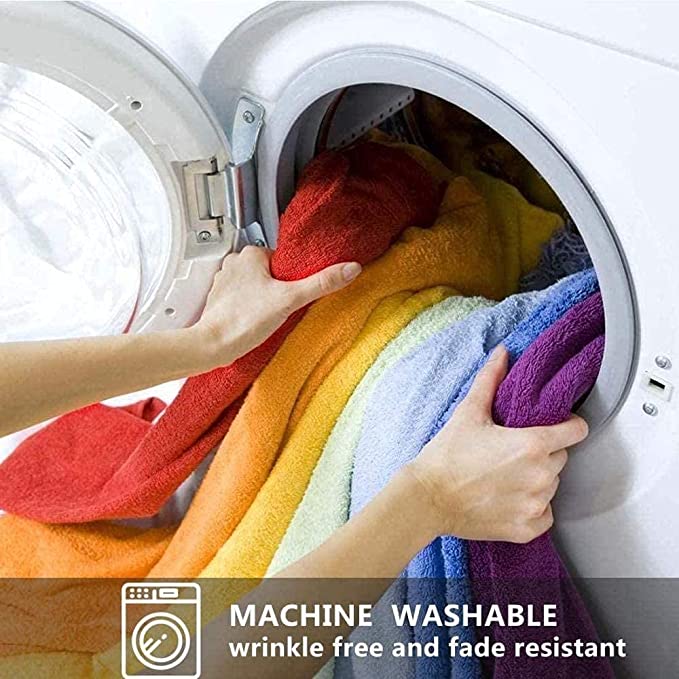 Bettbezug mit Motiv mit Waschmaschine waschen