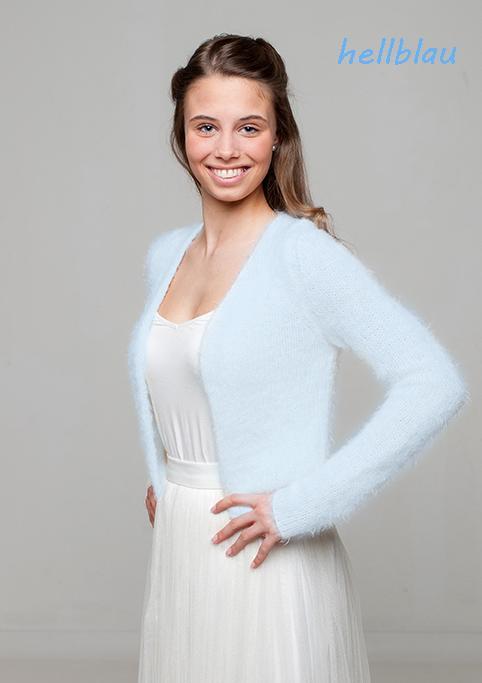 Bolero kuschelig weich für Herbst und Winterbräute JACKY - Beemohr