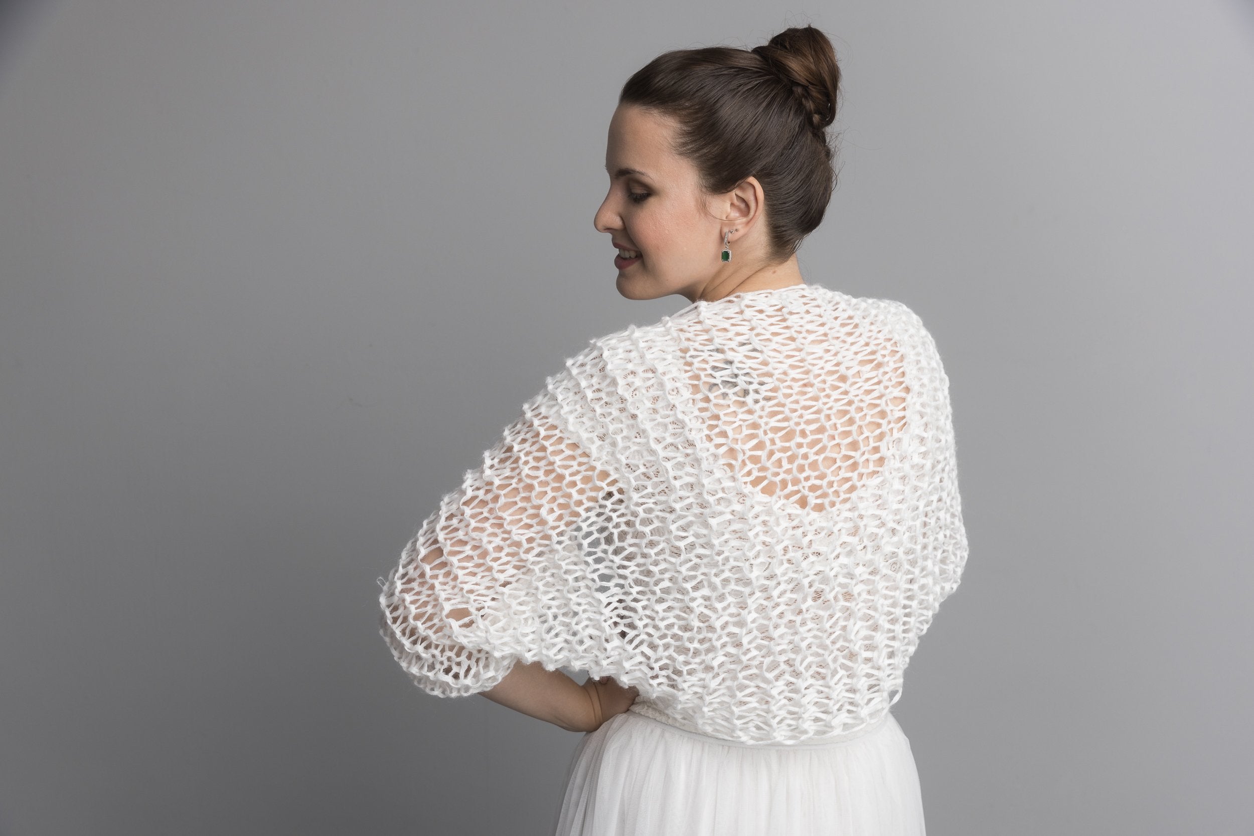 Strickbox Bolero HOLLY aus Bändchengarn Washi von Katia - Beemohr