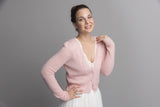 For You: Cardigan mit Knöpfen in rosa und weiteren Farben für Bräute und Gäste - Beemohr