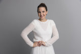 Pullover für die Braut Keira im Muster Mix gestrickt für Hochzeiten - Beemohr