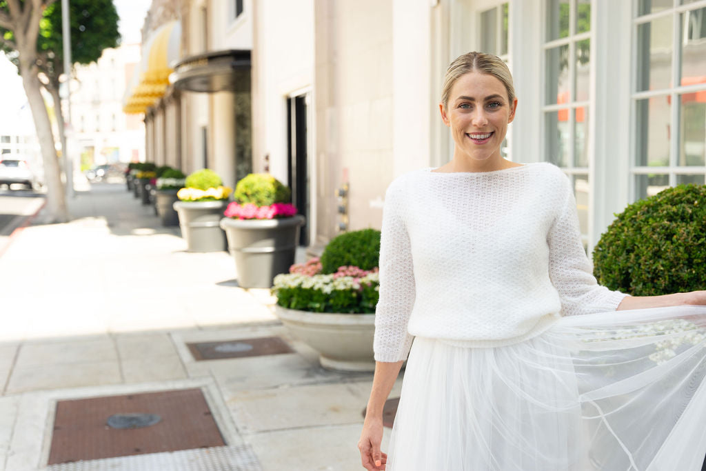 FOR YOU: Pullover für Hochzeiten AIMY mit großem Rücken-Ausschnitt - Beemohr