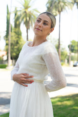Pullover SALLY für Brautkleider & Brautröcke geshooted in Beverly Hills - Beemohr