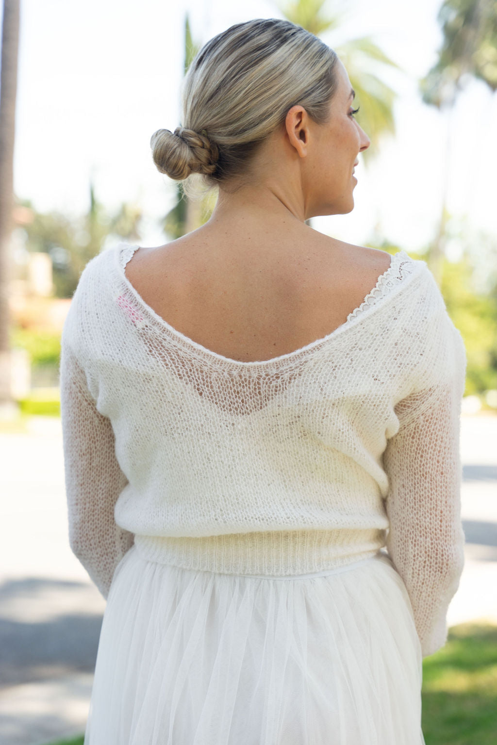 Pullover SALLY für Brautkleider & Brautröcke geshooted in Beverly Hills - Beemohr
