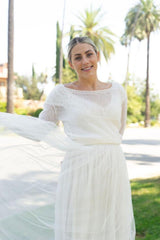 Pullover SALLY für Brautkleider & Brautröcke geshooted in Beverly Hills - Beemohr
