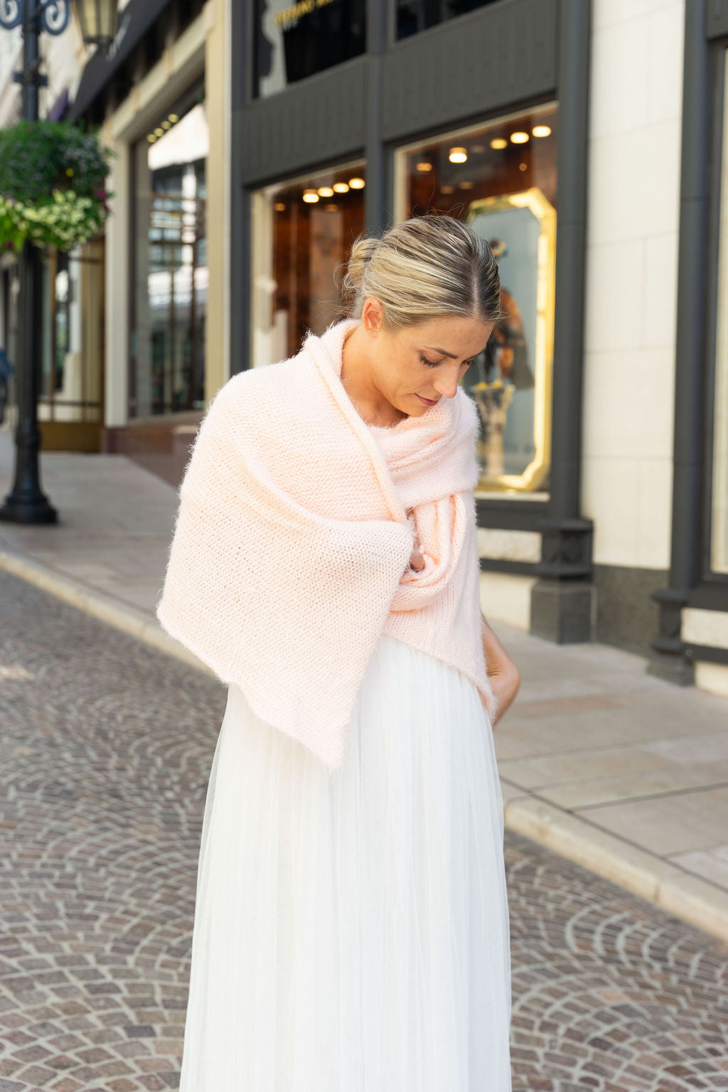 DIY: Stola aus weicher Kuschel Wolle SYLVY - Beemohr