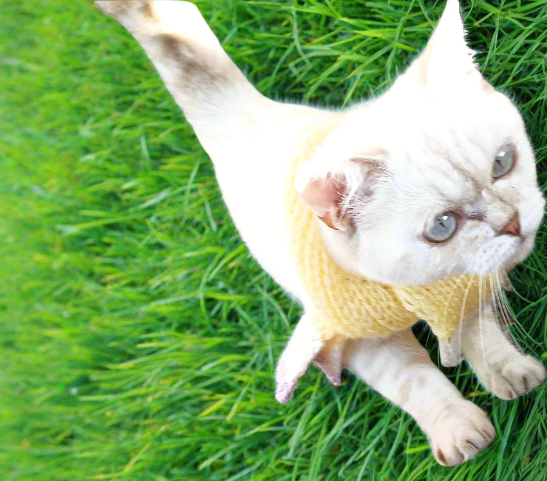Schal gestrickt für Katzen von Beemohr
