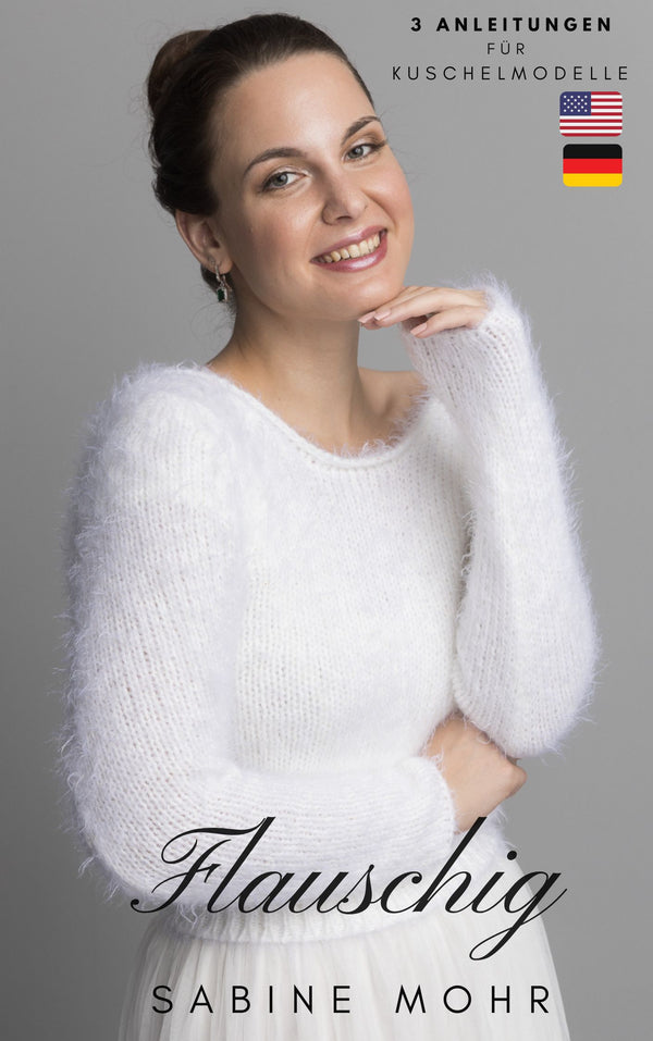 Cozy knitting pattern for bridal sweater and jacket