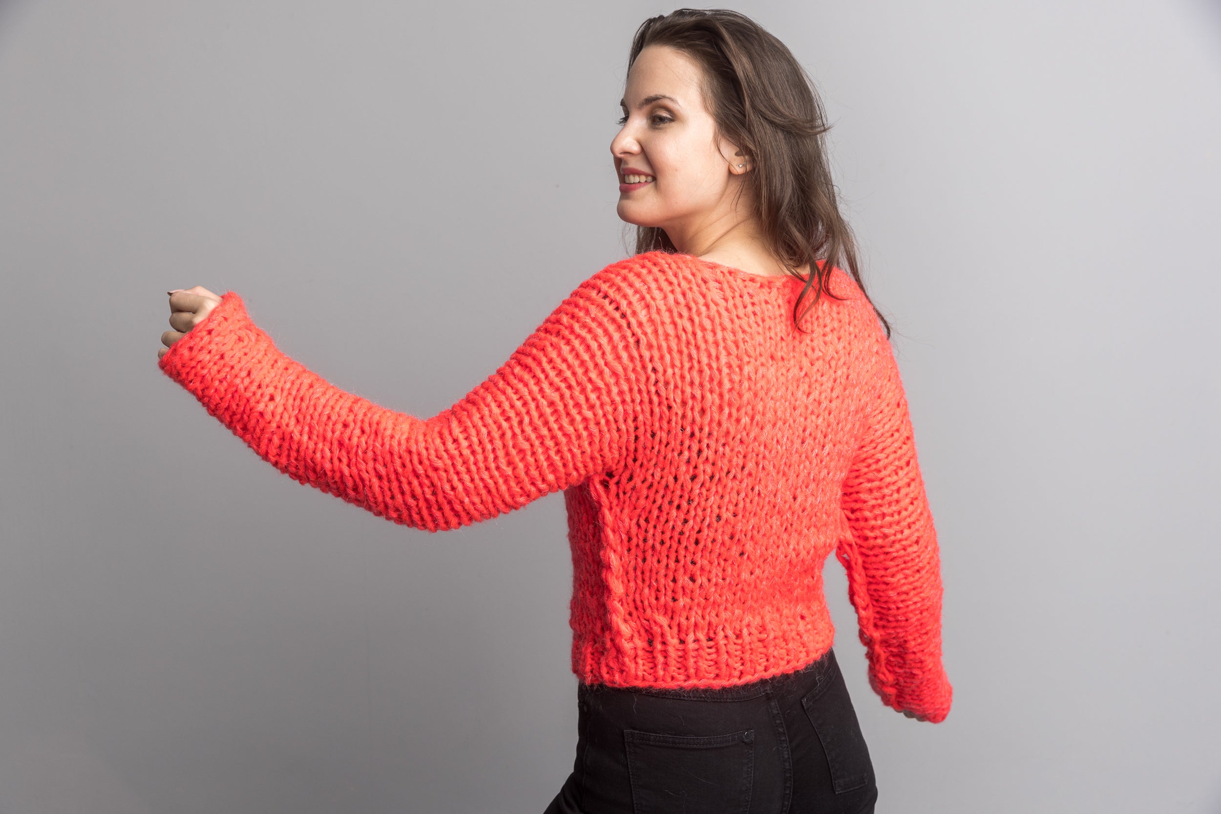 Pullover in Neonfarben zum Selberstricken - Beemohr