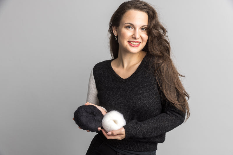 DIY Pullover aus edlem Baby Alpaka in zwei Farben - Beemohr
