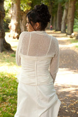KASCHMIR Bolero zum Selberstricken für das Brautkleid oder das Abendkleid: einfach & schnell - Beemohr