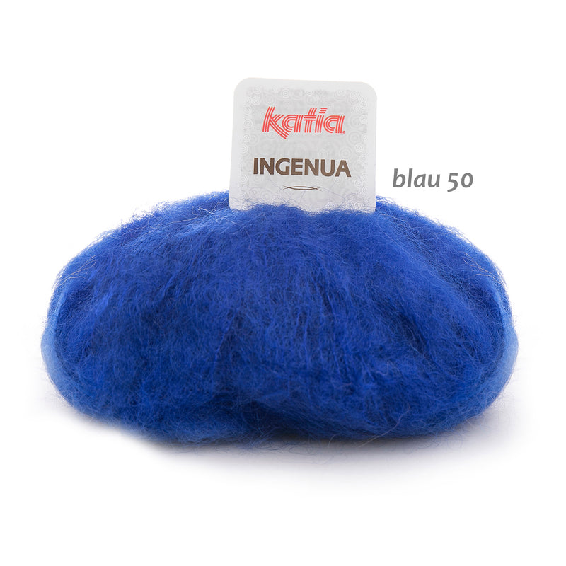 Knit Kit: Strick - Weste aus weicher Mohair Wolle gestrickt für den Sommer - Beemohr