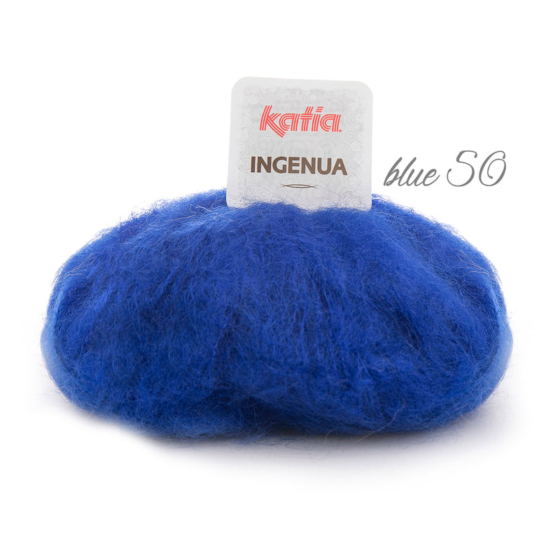 Strickbox: Mohair Pullover aus Ingenua Wolle von Katia zum Selber - Stricken - Beemohr