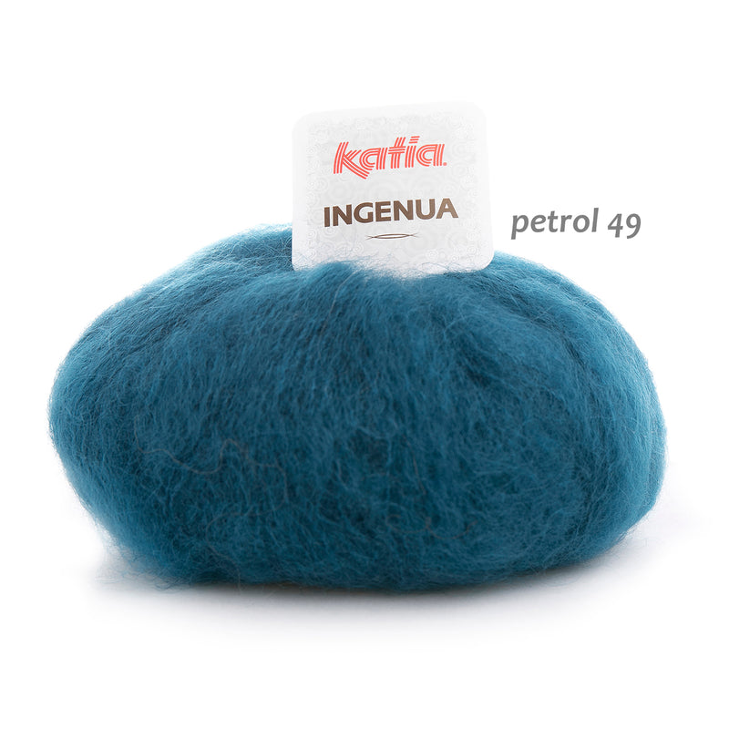 Knit Kit: Mohair kuscheliger Pullover INGENUA Strickset zum Selberstricken mit Strickanleitung - Beemohr