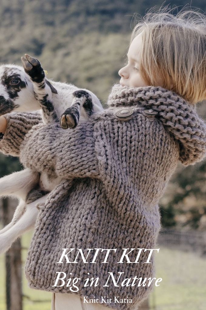 STRICKBOX: Süßer Strickpullover mit Rundschal aus Ingenious Big Wolle - Beemohr