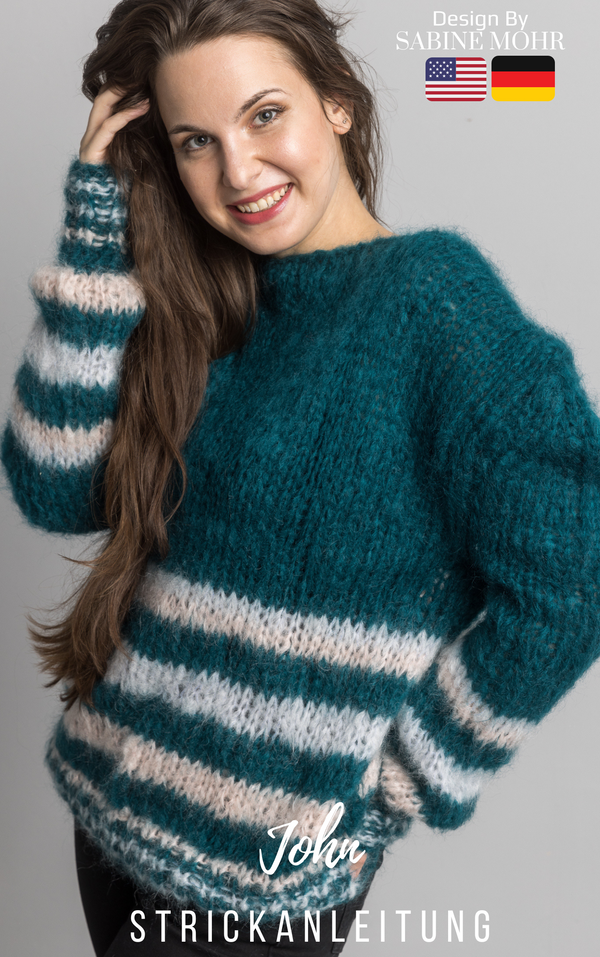 Chunky knit sweater mohair pattern