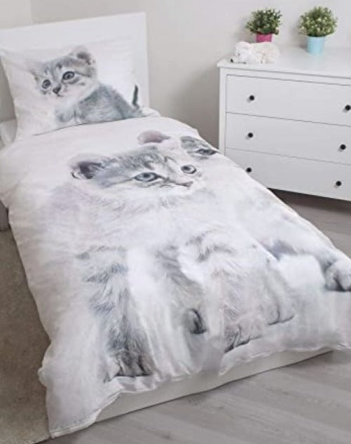 Bettbezug bedruckt mit Katzen