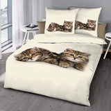 Süße Katzen Bettwäsche bedruckt