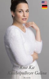 Knitting kit for your cozy bridal sweater