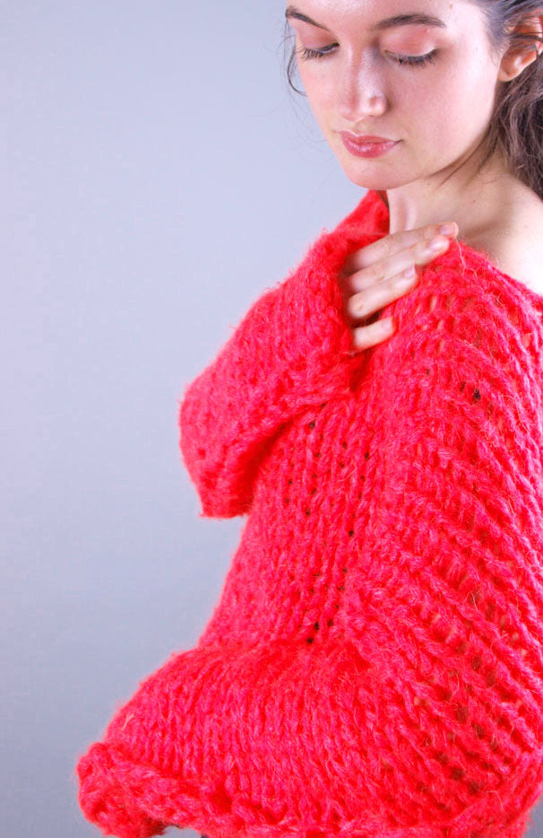 STRICKBOX: Leuchtend pinker oder neon grüner Pullover: Hingucker NEONI - Beemohr