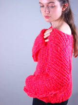 STRICKBOX: Leuchtend pinker oder neon grüner Pullover: Hingucker NEONI - Beemohr
