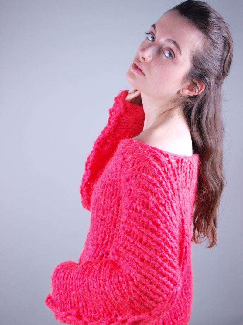 STRICKBOX: Leuchtend pinker oder neon grüner Pullover: Hingucker NEONI - Beemohr