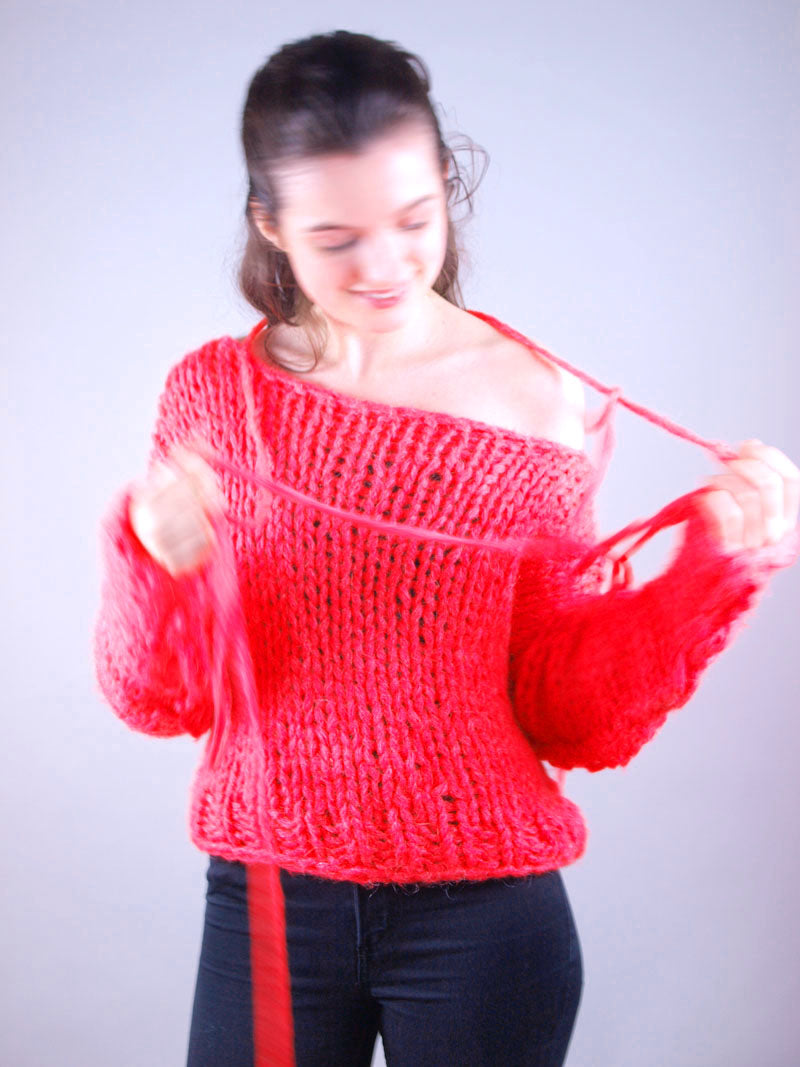 STRICKBOX: Leuchtend pinker oder neon grüner Pullover: Hingucker NEONI - Beemohr