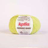 Merino Baby von KATIA 100% Schurwolle weich für Pullover und Jacken stricken - Beemohr