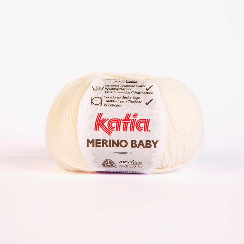 Merino Baby von KATIA 100% Schurwolle weich für Pullover und Jacken stricken