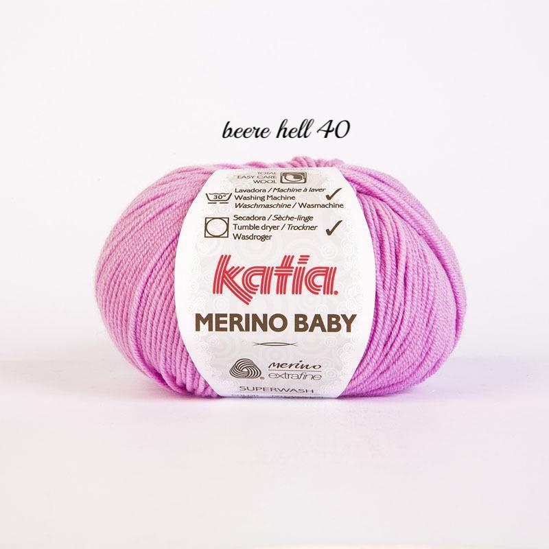 Merino Baby von KATIA 100% Schurwolle weich für Pullover und Jacken stricken - Beemohr